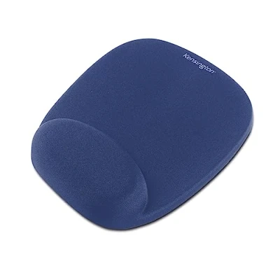 Image de Kensington Repose Poignet en Mousse Ergonomique et Confortable pour Souris Compatible avec Laser Optiques 32 x 252 210 mm Bleu (64271),, 1