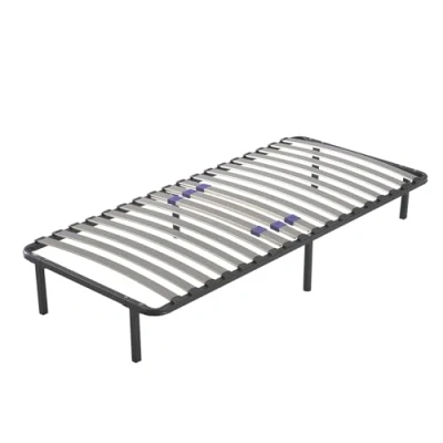 Image de SAMPUR Confort Lit Sommier 90x190 cm avec 7 Pieds à Lattes pour Adulte 18 Dont 6 réglables Résistant et Confortable Montage Rapide Facile