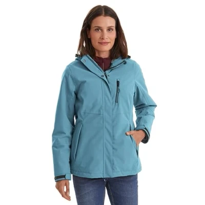 Image de Killtec Femme Kow 140 Wmn Jckt Veste fonctionnelle avec capuche zipp e, Azur, 42 EU