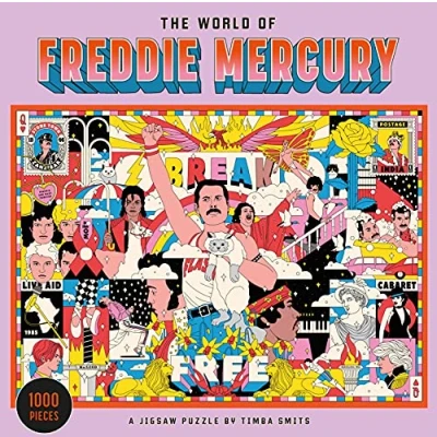 Image de LAURENCE KING The World of Freddie Mercury Étoiles Puzzle, 9781913947583