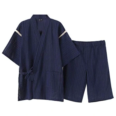 Image de un brand Ensemble de Kimono Japonais Jinbei Pyjama Yukata Festival Feux d&#039;artifice (Taille L, J2)