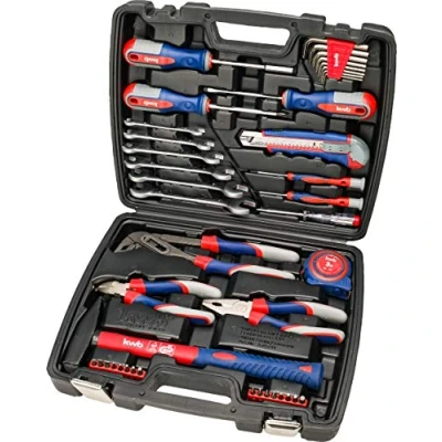 Image de kwb outil cas incl. bits tournevis, 42 pièces, remplies, robustes et de haute qualité, idéal pour le ménage ou garage, GS testé, dans un plastique pratique