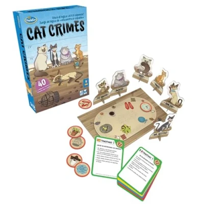 Image de Ravensburger Cat Crimes Reflection and Logic Jeu de Logique Multicolore 76367
