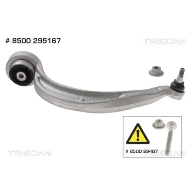 Image de TRISCAN 8500 295167 Bras de suspension avec rotule suspension, support en caoutchouc barre oscillant transversal 16,9, 22,8 AUDI: Q5