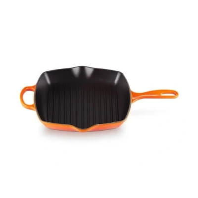 Image de Le Creuset Griddle Pan Signature Volcanic 26 x cm enamelled non stick coating