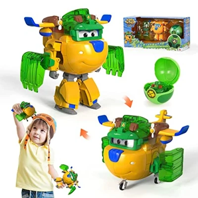 Image de Super Wings Iron Donnie 5“, Ball Earth Power, Avion Jouet, Robot Transformable, Transformer Figure d&#039;action, Jouet Enfant 3 4 5 6 7 8 9 10 Ans Garcon Fille