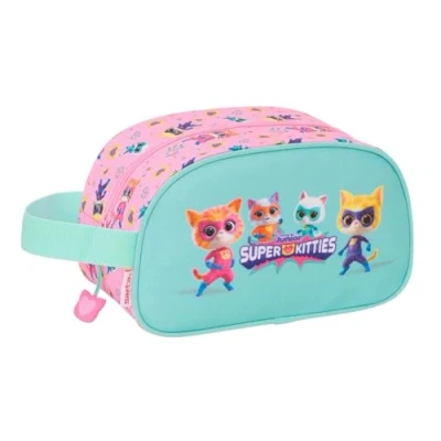 Image de Trousse Scolaire SAFTA SUPERKITTIES Moyenne avec poignée Adaptable au Chariot Nettoyage Facile