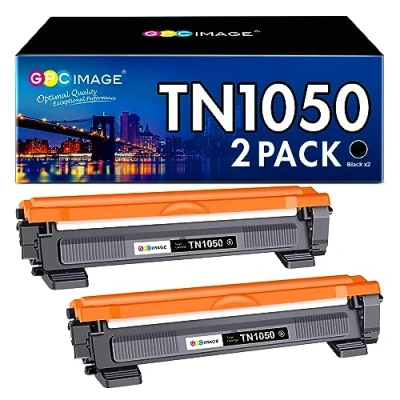 Image de GPC Image TN1050 Compatible pour Brother TN 1050 Noir Cartouche de Toner MFC 1910W DCP 1610W 1612W 1510 1512 1810 HL 1110 1112 1210W 1212W (Noir, 2 Pack)