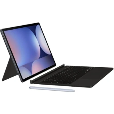 Image de Samsung EF DX825 Étui de Protection pour Tablette Galaxy Tab S10+ S9+ S9 FE+ avec Clavier QWERTZ et Bouton AI, étui en Deux Parties, Design Fin, Compartiment S Pen Noir