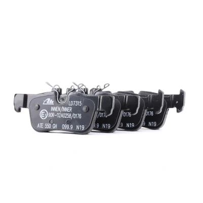 Image de ATE Ceramic 13.0470 7315.2 Jeu de plaquettes frein préparé pour indicateur d&#039;usure, contact signal d&#039;usure exclu BMW: 2 Active Tourer