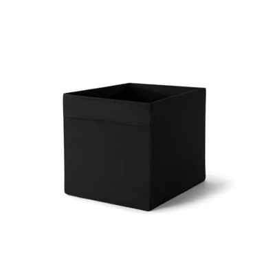 Image de IKEA DRONA Récipient, noir 33 x 38 cm (pour Expedit Kit pour étagère, 4 pièces Classique confezione