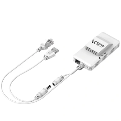 Image de Vonets VAP11AC 2.4G+5G Smart Mini WiFi Bridge/Wireless Repeater/Wireless AP/Wire to Adapter 1200Mbps avec Câble Ethernet RJ45, Bon Compagnon pour Imprimante/Balance Electronique