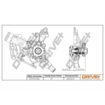 Image de Pompe à eau, refroidissement du moteur Dr!ve+ DP2310.10.066