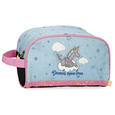 Image de Enso Dreams come true Trousse de Toilette Deux Compartiments Adaptable Multicolore 26x16x11 cms Polyester