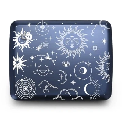 Image de ÖGON DESIGNS Portefeuille en Aluminium Smart Case V2 Large Format Carte d&#039;identité et permis de Conduire Protection RFID Capacité 10 Cartes, Billets reçus