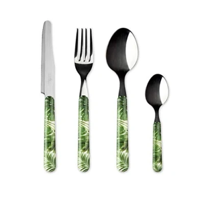 Image de Excelsa Foliage Service 24 couverts, acier inoxydable 18/0