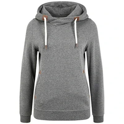 Image de Oxmo Oxvicky Sweat à capuche, Femme, Taille: Large, Grey mel