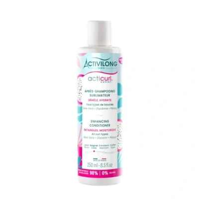 Image de Activilong Après Shampoing Sublimateur Acticurl Expert Tous Types De Boucles Hydratation en profonceur 98% D&#039;Ingrédients d&#039;Origine Naturelle Made In France 250 ml