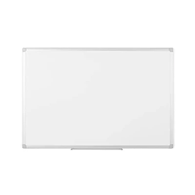 Image de Bi Office Earth It tableau blanc, noir écologique non magnétique, effaçable à sec avec cadre en aluminium