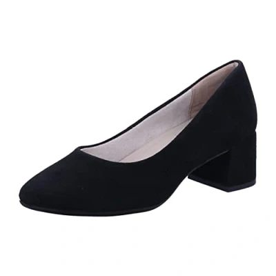 Image de Tamaris Comfort Femme 8 82300 20 Escarpins, Suede Noire, 38 EU Large