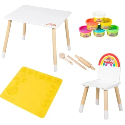 Image de roba x Play Doh Ensemble Table et Chaise Créatifs, 450015PD1ZU