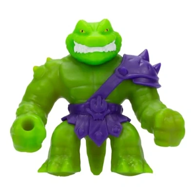 Image de Heroes of Goo Jit Zu Coffret héros Stretch Strikers, Jouet élastique, Rock Jaw, Substance visqueuse Unique, s’étire Jusqu’à 3 Fois sa Taille, 5 Personnages Souples
