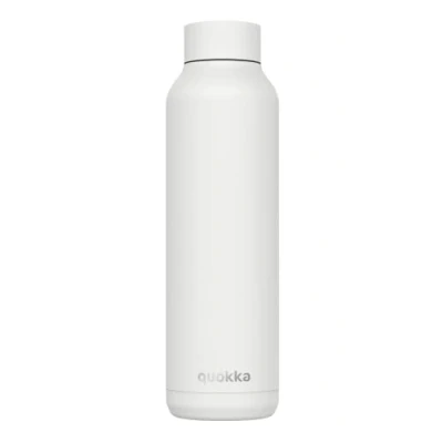 Image de Quokka Solid White 630 ML Bouteille d&#039;eau en Acier Inoxydable avec Isolation par Double Paroi Gourde Reutilisable sans BPA maintient Le Liquide Froid jusqu&#039;à 24h, Chaud 12h