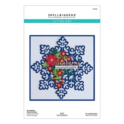 Image de Spellbinders Matrices de découpe gravées en forme flocon neige la collection Bibi&#039;s Snowflakes par Bibi Cameron