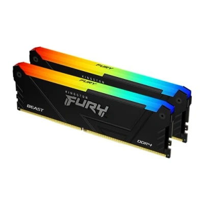 Image de Kingston Technology FURY 16GB 3200MT/s DDR4 CL16 DIMM (Kits de 2) Beast RGB Neuf