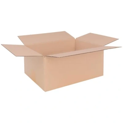 Image de 100 x cartons colis simple cannelure 33 24 16 cm brun KK 60 verpacking