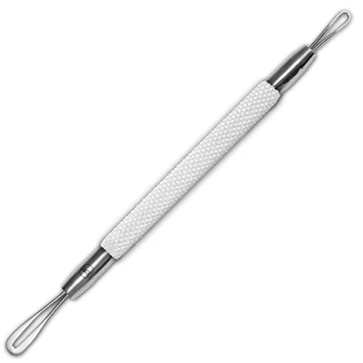 Image de K Pro Tire Comédons Extracteur Boucle Enlève Points Noirs Acier Inoxydable (Blanc)