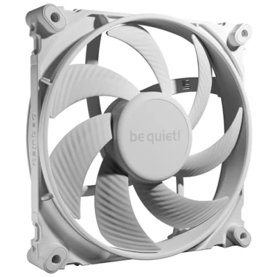 Image de be quiet! Silent Wings 4 140mm PWM high speed White ventilateur, pales optimisées, une performance extraordinairement élevée, pression d&#039;air extrêmement fonctionnement très silencieux
