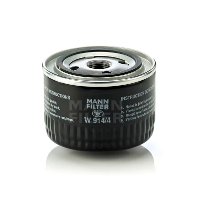Image de MANN FILTER W 914/4 Filtre à huile 3/4 16 UNF vissé OPEL: Omega A Berline, Senator B, Monza