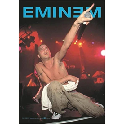 Image de Heart Rock Drapeau original Eminem Live, tissu, multicolore, 110 x 75 0,1 cm