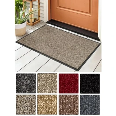 Image de Carpet Diem Prestige Paillasson Interieur Entree 60x80 cm Beige Noir Tapis Absorbant de qualité supérieure, Une Meilleure durabilité et Un Design Plus Attrayant