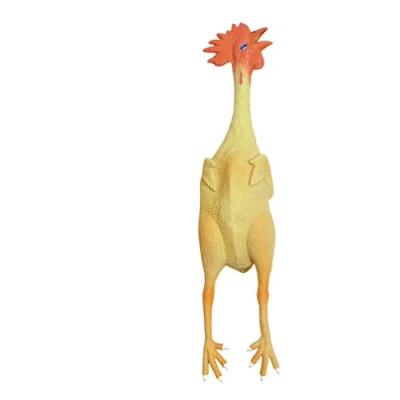 Image de Kerbl Pet Poulet Jaune/Rouge, Latex, 23cm