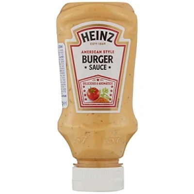 Image de Heinz American Burger sauce avec Worcester (moutarde et aneth) Délicieux aromatique 230 grammes