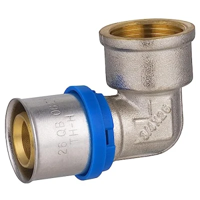Image de Raccord Multicouche à Sertir Multi profils Coude Ø26 Femelle 20x27 NOYON &amp; THIEBAULT