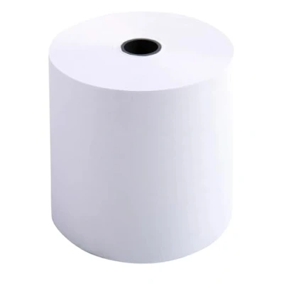 Image de Exacompta Réf. 40513E Carton de 50 bobines pour machine à calculer Largeur 70 mm x diamètre 1 pli offset extra blanc 60g/m² Mandrin 12 Métrage + ou 2m : 40 m