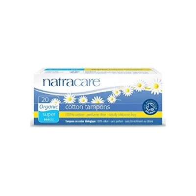 Image de Natracare Tampons en coton bio super sans applicateur