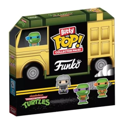 Image de Funko Bitty Pop! Teenage Mutant Ninja Turtles (TMNT) 12pc Multipack 2.2 Cm Retro/ClassicCollectionnable Étagère Empilable Incluse Idée de Cadeau