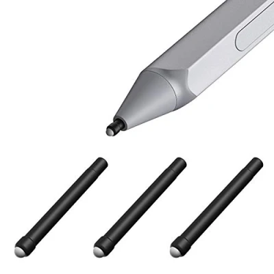 Image de TiMOVO Pointe du Stylet Compatible avec Surface Pen (3 PCS, Type HB Original) Mine Originale pour Pen, Microsoft Pro 2017 (Modèle 1776)&amp;Surface 4 Noir