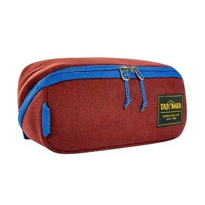Image de Tatonka Trousse de Toilette Square Zip Pouch M (2L) Sac Rabattable avec 2 Poches en Filet à Fermeture éclair sans PFC/PFAS 10 x 25 9 cm (Rouge Tango)