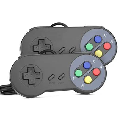 Image de Rii Gaming GP100 Paire de manettes USB Compatible avec PC (Windows, Mac, Linux) et TV Box (Android, Raspberry Pi)