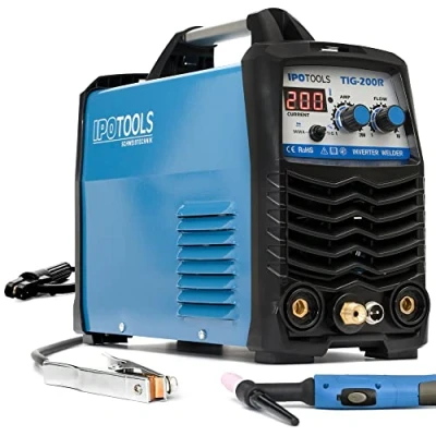 Image de IPOTOOLS TIG 200R Poste a souder à avec 200A 230V IGBT, 3 en 1 TIG, MMA électrodes, de Soudage Portable, garantie 7 ans