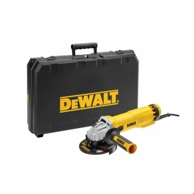 Image de DEWALT Meuleuse 1200W DWE4217KD QS Filaire avec Coffret, Disque Diamant, Flasque, Clé, Poignée Latérale et Carter de Protection Lame Ø125mm Vitesse à Vide 11000tr/min