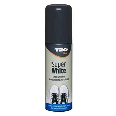 Image de TRG The One Super White, soin colorant pour chaussures blanches, Blanc, 75 ml