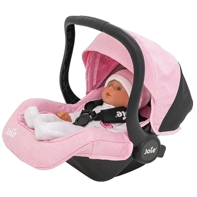 Image de Joie Junior I GEMM Siège auto pour poupées Chaise de transport confortable voiture voyage poupée avec rangement Sangle intégrée jusqu&#039;à 45 cm Landaus, poussettes