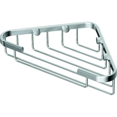 Image de IDEAL STANDARD IOM Porte Savon Mural Panier Grille d&#039;angle pour Douche Chrome Fixations incluses A9105AA