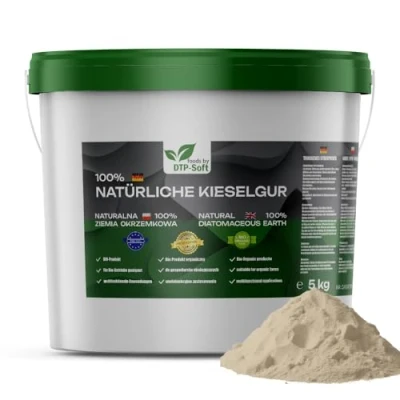 Image de Terre de diatomée 5 kg dans un seau fine haute qualité 100 % pure, très efficace